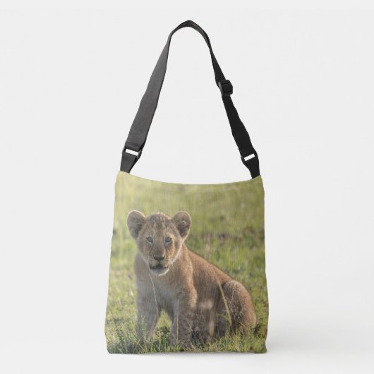 Lion Cub Natural Setting Crossbody Bag Crossbody Tas (Voorkant)