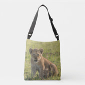 Lion Cub Natural Setting Crossbody Bag Tas (Voorkant)