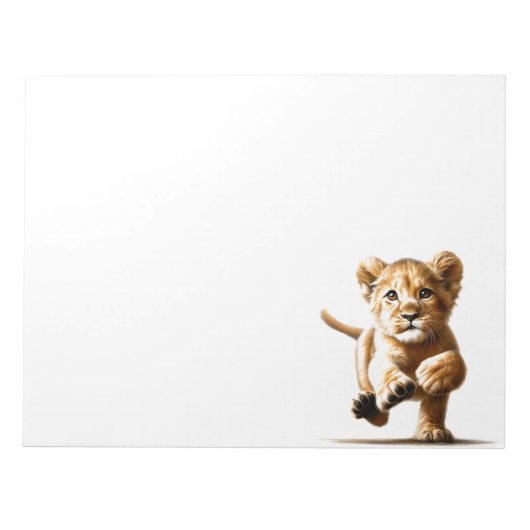 Lion Cub Notitieblok (Voorkant)