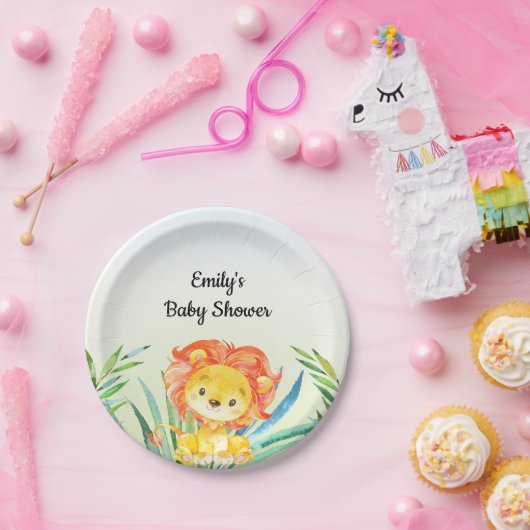 Lion cub paper bord baby shower verjaardag (Feest)