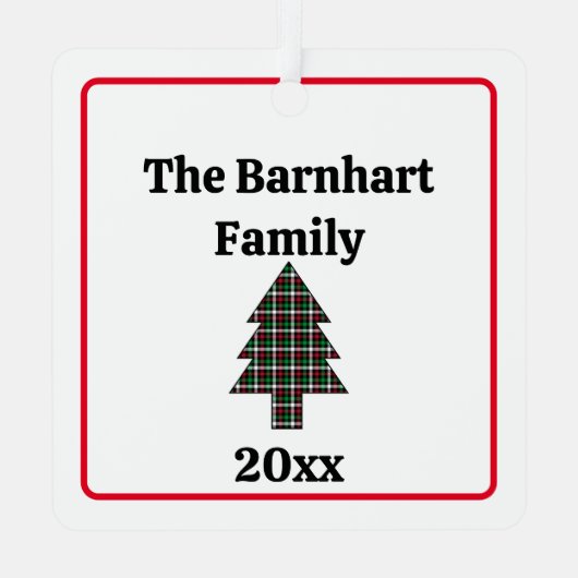 Lion Cub Persoonlijke naam Kerstmis Metalen Ornament (Achterkant)