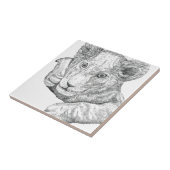Lion Cub Tegeltje (Zijkant)