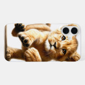Lion Cub telefoonhoesje iPhone Hoesje (Achterkant horizontaal)