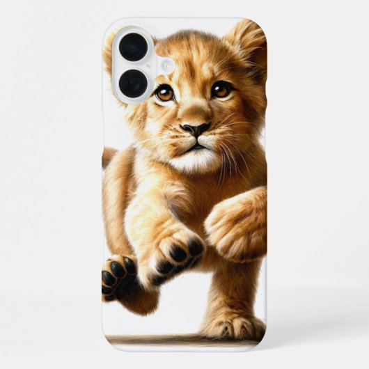 Lion Cub telefoonhoesje iPhone Hoesje (Achterkant)