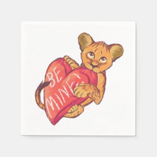 Lion Cub-Valentijn Servet (Voorkant)