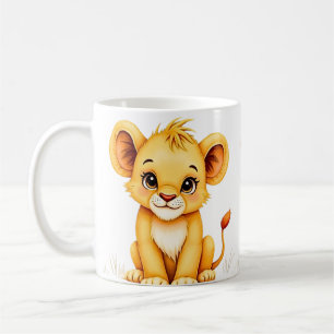 Lion Cub – Wildlife Fantasy Art Koffiemok