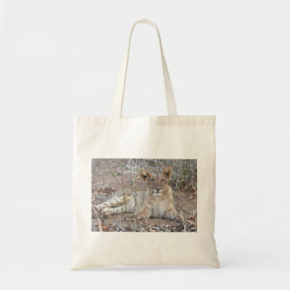 Lion Cub With A Sweet, Innocent Gaze. Tote Bag