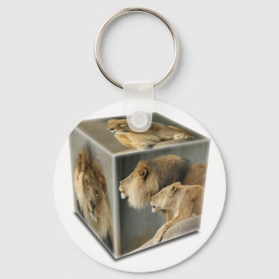 LION CUBE - EEN MAN, EEN VROUW EN EEN COUPLE SLEUTELHANGER