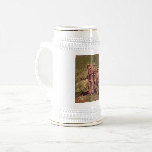 Lion Cubs Bierpul (Voorkant links)