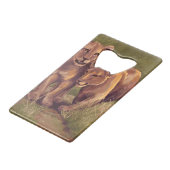 Lion Cubs Creditkaart Flessenopener (Achterkant Gekanteld)
