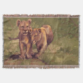 Lion Cubs Deken (Voorkant)