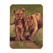 Lion Cubs Magneet (Verticaal)