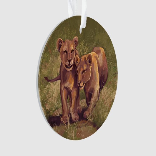Lion Cubs Ornament (voorkant)