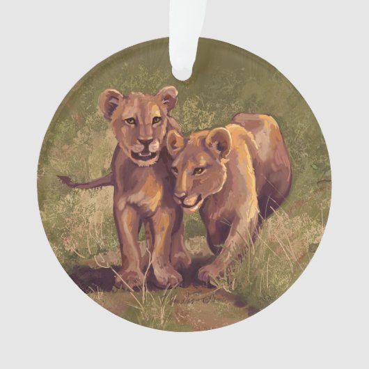 Lion Cubs Ornament (voorkant)