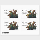 Lion Cubs Personal Bookplate Stickers (Vel)