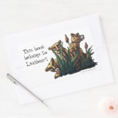 Lion Cubs Personal Bookplate Stickers (Envelop)