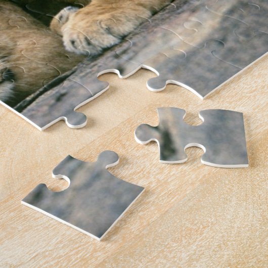Lion Cubs Puzzle Legpuzzel (Zijkant)