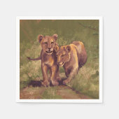 Lion Cubs Servetten (Voorkant)