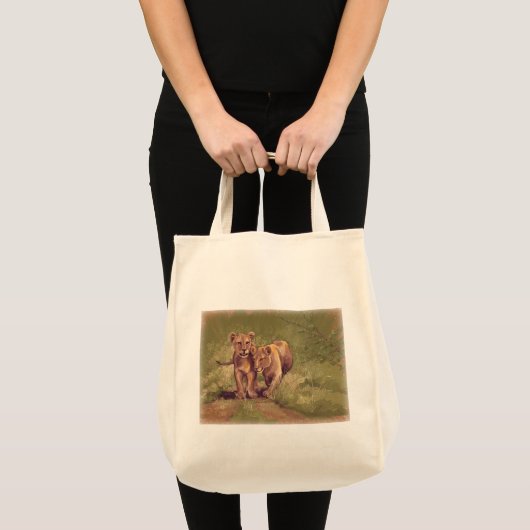 Lion Cubs Tote Bag (Voorkant (product))