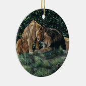 Lion Cuddle Ornament (Rechts)