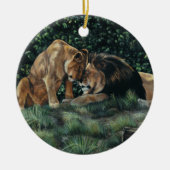 Lion Cuddle Ornament (Voorkant)