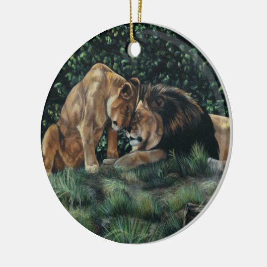 Lion Cuddle Ornament (Links)