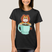 Lion Cup koffie T-shirt (Voorkant)