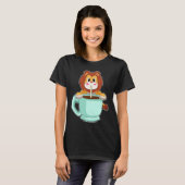 Lion Cup koffie T-shirt (Voorkant volledig)