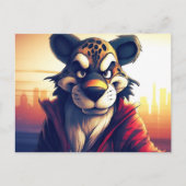 Lion Cute Briefkaart (Voorkant)