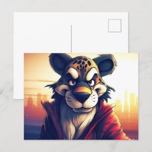 Lion Cute Briefkaart