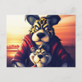 Lion Cute Briefkaart (Voorkant)