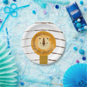 Lion Cute Cartoon Kinder Baby Papieren Bordje (Feest)