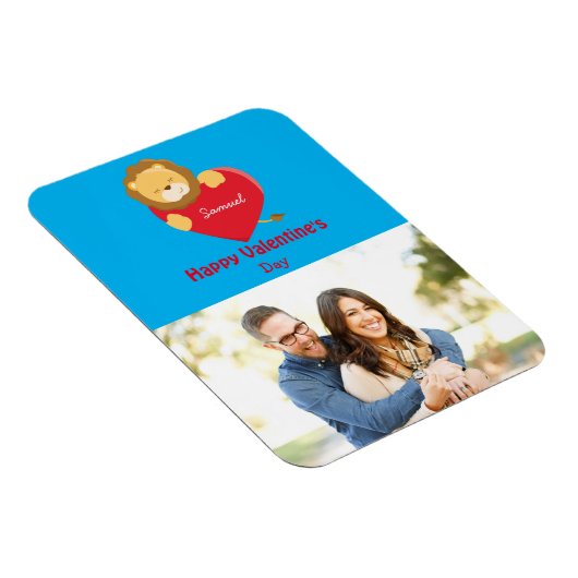 Lion cutie foto Valentijnsdag Magneet (Rechterzijde)