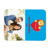 Lion cutie foto Valentijnsdag Magneet (Horizontaal)