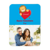 Lion cutie foto Valentijnsdag Magneet (Verticaal)