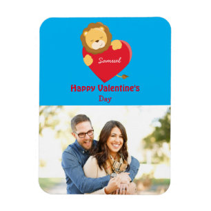 Lion cutie foto Valentijnsdag Magneet