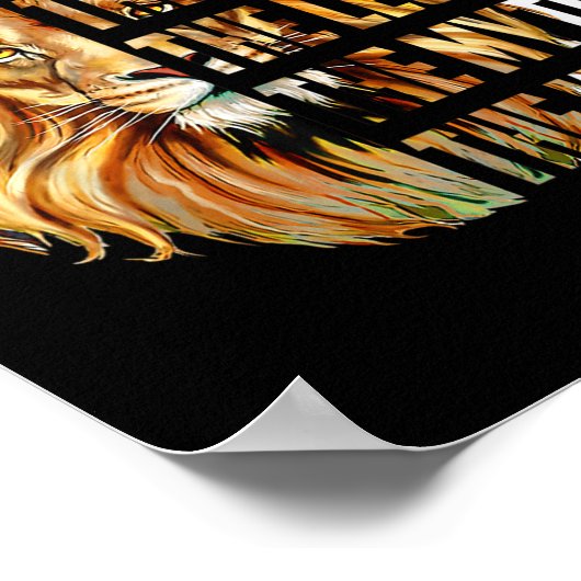 Lion Dad The Man The Myth The Legend Grandpa Fathe Poster (Hoek)