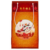 Lion Dance Chinees Nieuwjaar Kind Klein GB Klein Cadeauzakje (Voorkant)