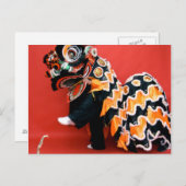Lion Dance Post Card Briefkaart (Voorkant / Achterkant)