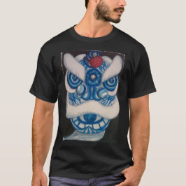 Lion Dance T-Shirt Blue Lion