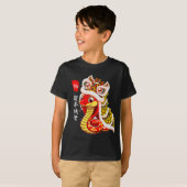 Lion Dance Year Of The Snake Chinese New Year Zodi T-shirt (Voorkant volledig)