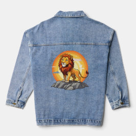 Lion Denim Jacket