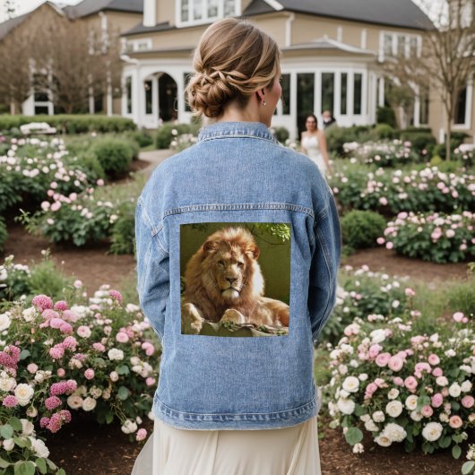 LION Denim Jas Denim Jacket (Huwelijk Achterkant)