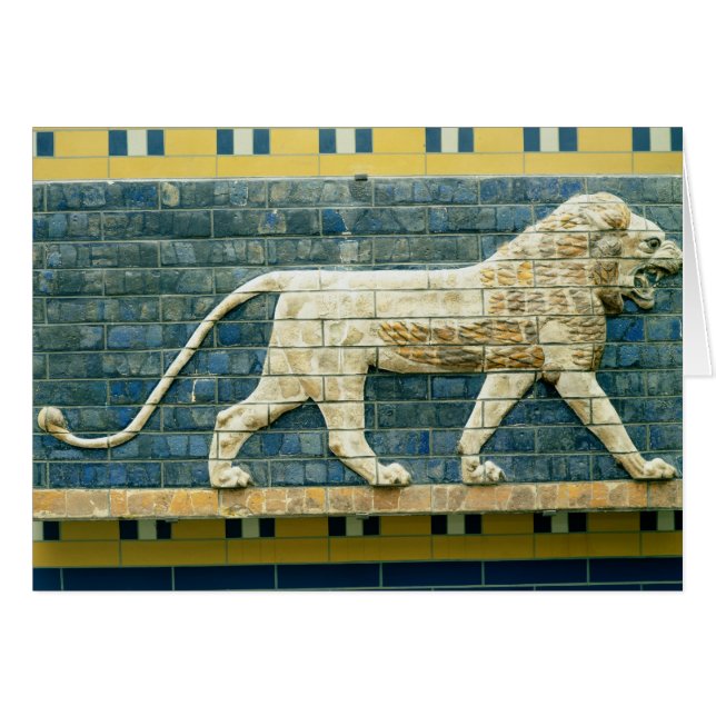 Lion die Ishtar vertegenwoordigt (Voorkant Horizontaal)