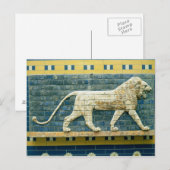 Lion die Ishtar vertegenwoordigt Briefkaart (Voorkant / Achterkant)