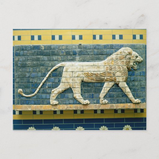 Lion die Ishtar vertegenwoordigt Briefkaart (Voorkant)