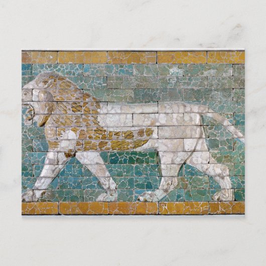 Lion die Ishtar vertegenwoordigt Briefkaart (Voorkant)