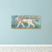 Lion die Ishtar vertegenwoordigt Canvas Afdruk (Insitu (Houten vloer))