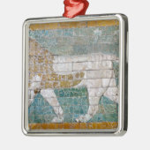 Lion die Ishtar vertegenwoordigt Metalen Ornament (Links)