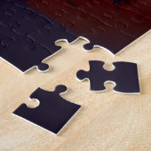 Lion die naar de Afrikaanse zon kijkt Legpuzzel (Zijkant)
